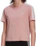 Adidas Sportswear Essentials Loose 3-Stripes Cropped T-shirt - Thumbnail 1