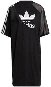 Adidas T-shirt Korte Mouw Adicolor Split Trefoil Tee Dress