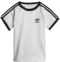 Adidas Originals Adicolor T-shirt wit zwart Katoen Ronde hals 104 - Thumbnail 1
