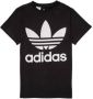 Adidas Originals unisex Adicolor T-shirt zwart wit Katoen Ronde hals 152 - Thumbnail 1