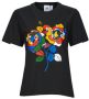 Adidas Originals Dames-T-shirt Rich Mnisi Zwart Dames - Thumbnail 1