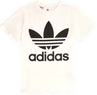 Adidas Originals Adicolor Trefoil T-shirt T-shirts Kleding white black maat: 152 beschikbare maaten:140 152 176