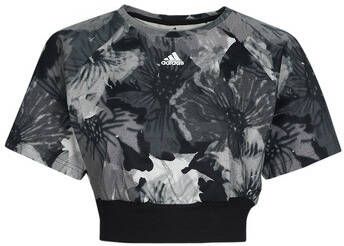 Adidas Sportswear Allover Print Cropped T-shirt