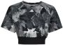 Adidas Sportswear Allover Print Cropped T-shirt - Thumbnail 2