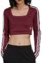 Adidas Originals Kort shirt met lange mouwen en logostrepen - Thumbnail 3