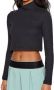Adidas Originals Winter Ease Ribbed Cropped Longsleeve Longsleeves Kleding black maat: S beschikbare maaten:S - Thumbnail 1