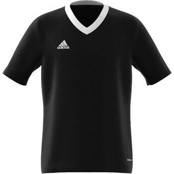 Adidas Performance junior voetbalshirt zwart Sport t-shirt Jongens Meisjes Polyester Ronde hals 152