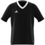 Adidas Performance junior voetbalshirt zwart Sport t-shirt Jongens Meisjes Polyester Ronde hals 128 - Thumbnail 1