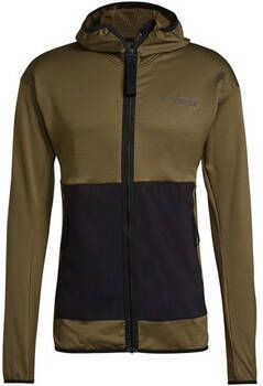 Adidas Blazer TERREX Tech Flooce Hooded Hiking Fleece Jacket