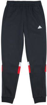 Adidas Sportswear joggingbroek zwart rood wit Jongens Meisjes Katoen Meerkleurig 176