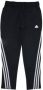 Adidas Sportswear joggingbroek zwart wit Katoen Effen 176 - Thumbnail 3