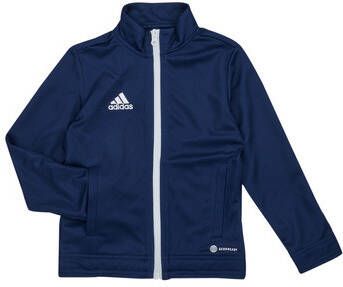 Adidas Perfor ce Junior sportvest donkerblauw wit Gerecycled polyester Opstaande kraag 140