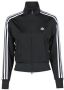 Adidas Originals Zwarte zip-sweatshirt met logo borduursel Black Dames - Thumbnail 4