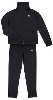 Adidas Sportswear trainingspak zwart Meisjes Polyester Opstaande kraag 152