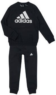 Adidas Sportswear joggingpak zwart wit Trainingspak Katoen Ronde hals 110
