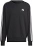 Adidas M 3S FT SWT Stijlvol en Comfortabel Sweatshirt Zwart Heren - Thumbnail 2
