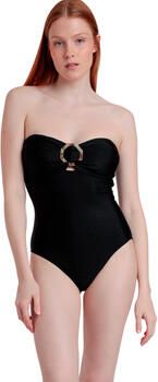 Admas Badpak Strapless eendelig zwempak Desert Palm