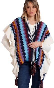Admas Blazer Volantes Open poncho
