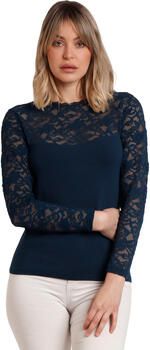 Admas Blouse Kanten top met lange mouwen Lace