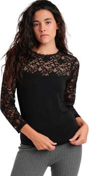 Admas Blouse Kanten top met lange mouwen Lace