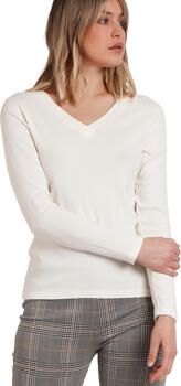 Admas T-shirt Korte Mouw T-shirt manches longues et col en V femme