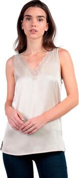 Admas Blouse Satin Lace Kanten tanktop