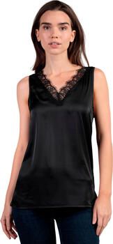 Admas Blouse Satin Lace Kanten tanktop