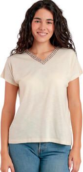 Admas Blouse T-shirt met slipe mouwen en V-hals Mexico