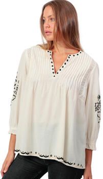 Admas Blouse Top met driekwart mouwen Mexican