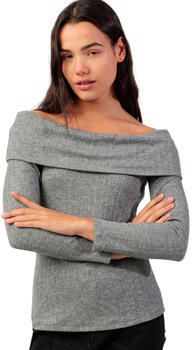 Admas Blouse Top met lange mouwen Bandeau Melange