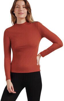 Admas Blouse Top met lange mouwen en opstaande kraag Perkins