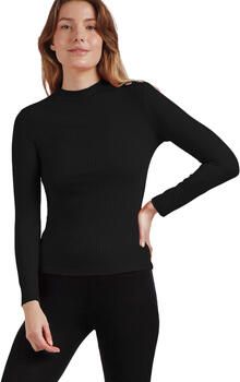 Admas Blouse Top met lange mouwen en opstaande kraag Perkins