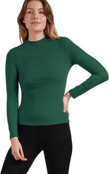 Admas Blouse Top met lange mouwen en opstaande kraag Perkins