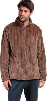 Admas Fleece Jack Binnenjas met rits Cinnamon