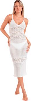Admas Jurk Lange gehaakte strandjurk Slim