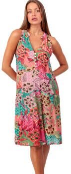 Admas Korte Jurk Zomerjurk Patchwork