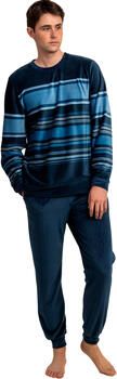 Admas Pyjama-sets Fluwelen pyjama met broek en top lange mouwen Frostline