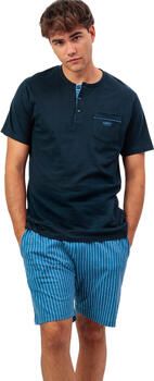 Admas Pyjama-sets Polo slipe pyjama Classic Stripes