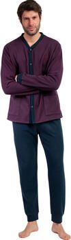 Admas Pyjama-sets Pyjama broek shirt lange mouwen Claret