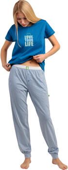Admas Pyjama-sets Pyjama broek t-shirt Love Your Life