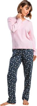 Admas Pyjama-sets Pyjama broek top lange mouwen Dark Liberty