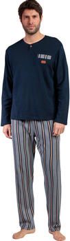 Admas Pyjama-sets Pyjama broek top lange mouwen Pointe Antonio Miro