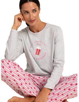 Admas Pyjama-sets Pyjama met broek en top lange mouwen Lady Night