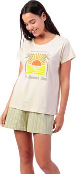 Admas Pyjama-sets Pyjamashort t-shirt Its Summer Time