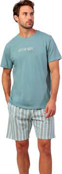 Admas Pyjama-sets Pyjamashort t-shirt Lets Go Travel