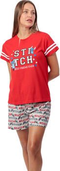 Admas Pyjama-sets Pyjamashort t-shirt Stitch University Disney