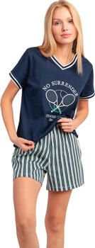 Admas Pyjama-sets Pyjamashort t-shirt Tennis Club