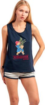 Admas Pyjama-sets Pyjamashort tanktop Navy Rayas Paddington Disney