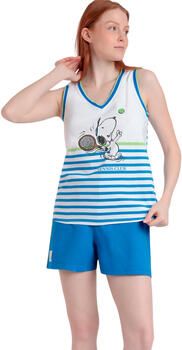 Admas Pyjama-sets Pyjamashort tanktop Peanuts Tennis Club
