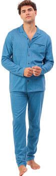 Admas Pyjama's nachthemden Pyjama broek shirt lange mouwen Classic Stripes